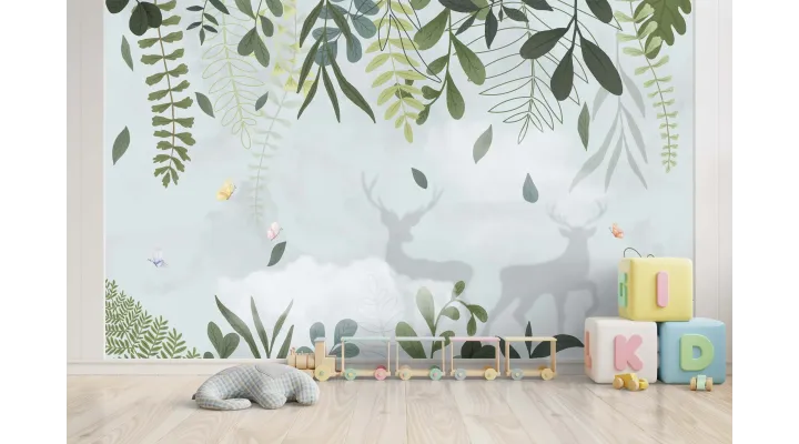Enchanted Forest – Woodland Animal Wallpaper for Kids | Art Vision Decor