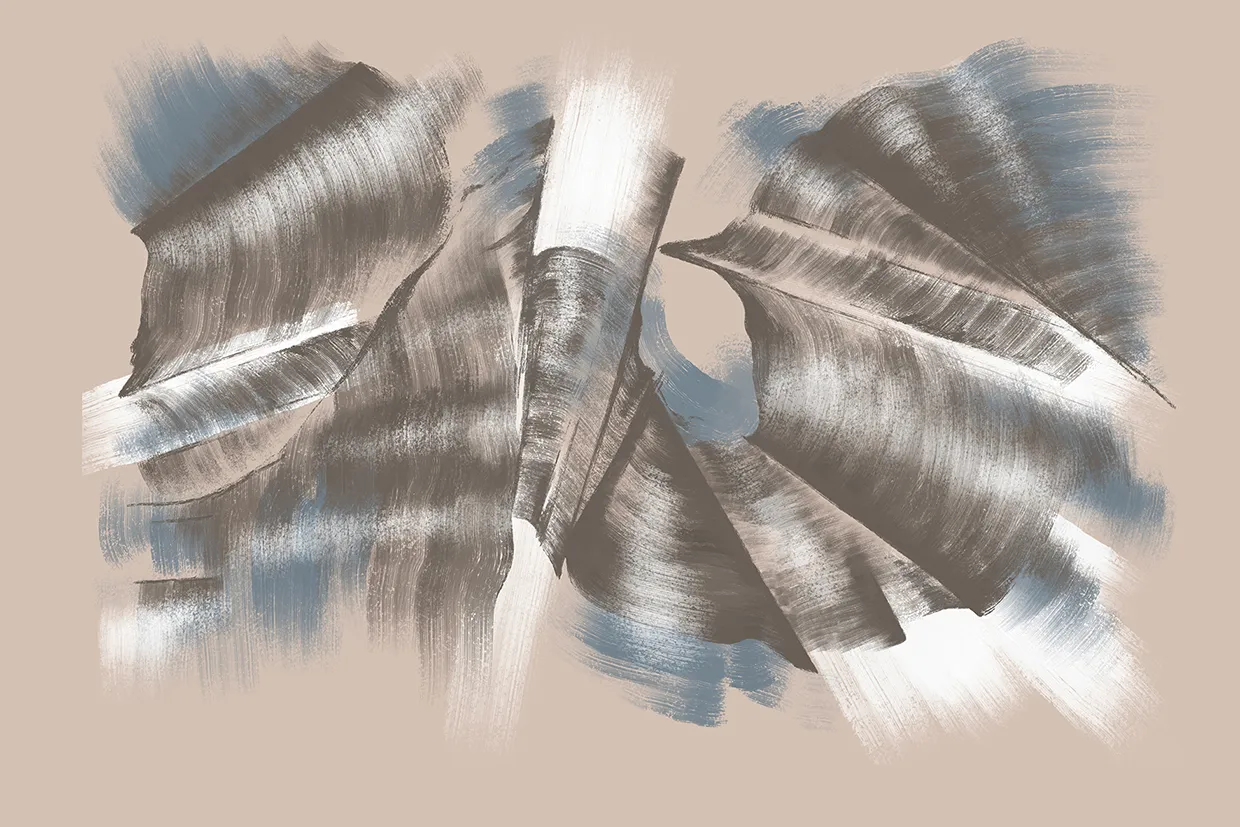 Echo of Motion – Modern Wallpaper with Artistic Brushstroke Effect | ART VISION DECOR