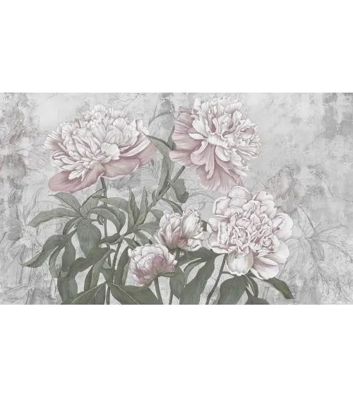 Peony Grace – Elegant Wallpaper with Bold Peony Flowers | ART VISION DECOR