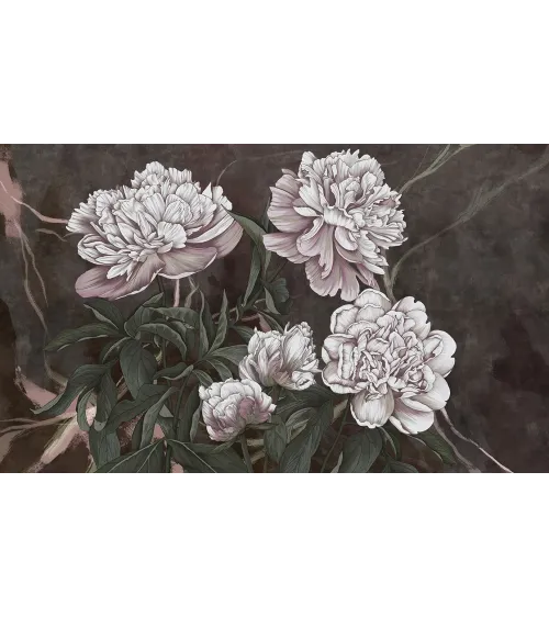 Peony Grace – Elegant Wallpaper with Bold Peony Flowers | ART VISION DECOR