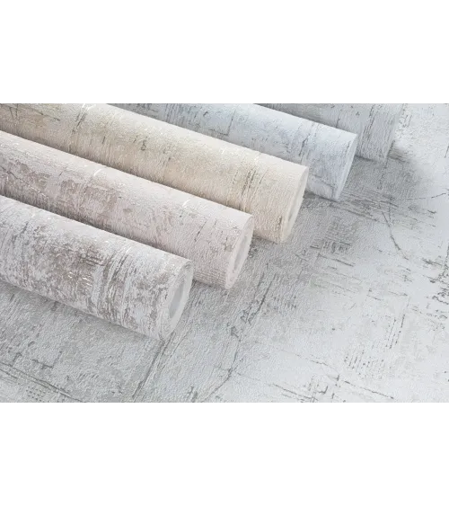 Carrera Wallpaper Collection – Modern Stone Texture for Elegant Interiors | Art Vision Decor DHS-1597-03 Brown