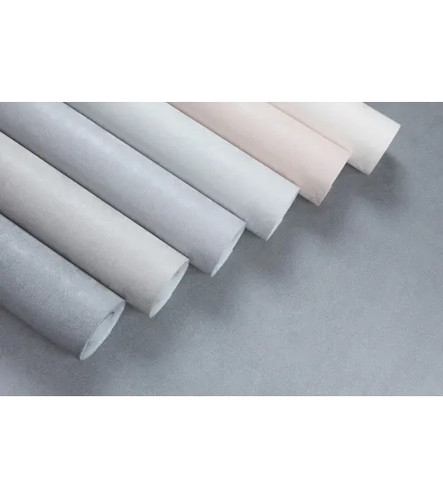 Cascad Wallpaper Collection – Soft Mineral Texture with Elegant Sheen | Art Vision Decor SHT-1663-03 Light Gray
