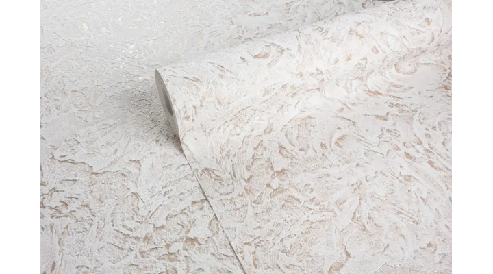 Vinyl Foam wallpaper on non-woven base Vinil ESFERO DHS-1596-04 Gold Beige
