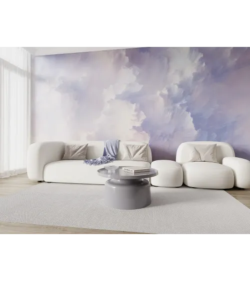 Silken Bloom – Elegant Seamless Wallpaper with Airy Floral Texture | Art Vision Decor