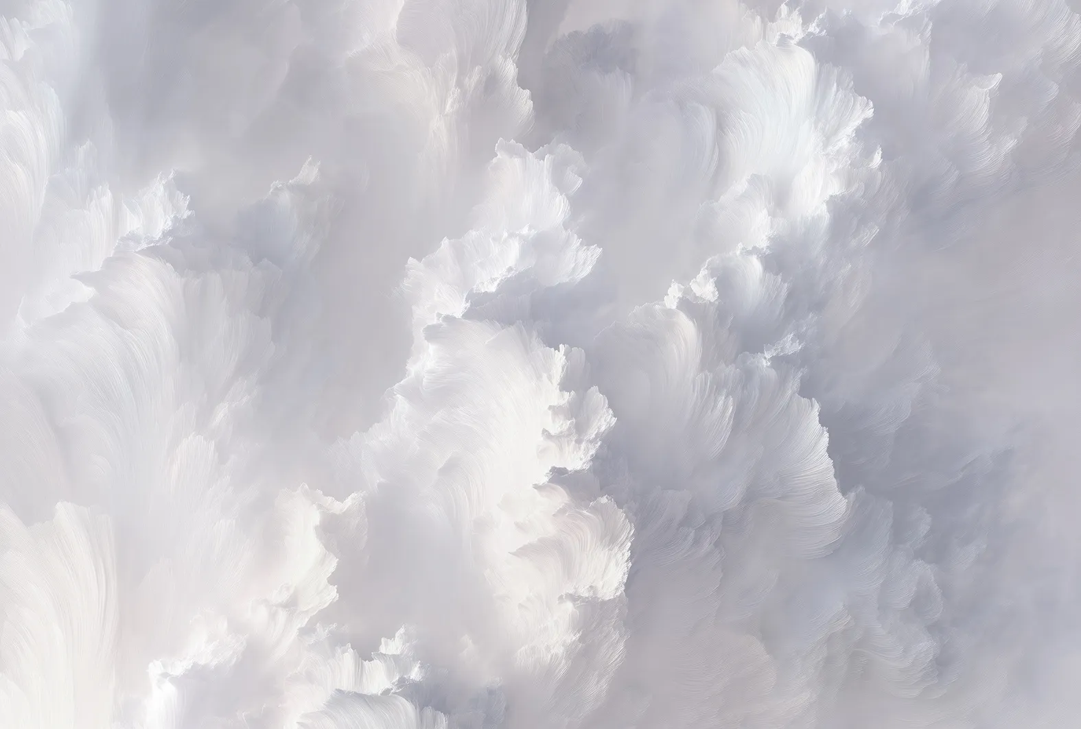 Silken Bloom – Elegant Seamless Wallpaper with Airy Floral Texture | Art Vision Decor