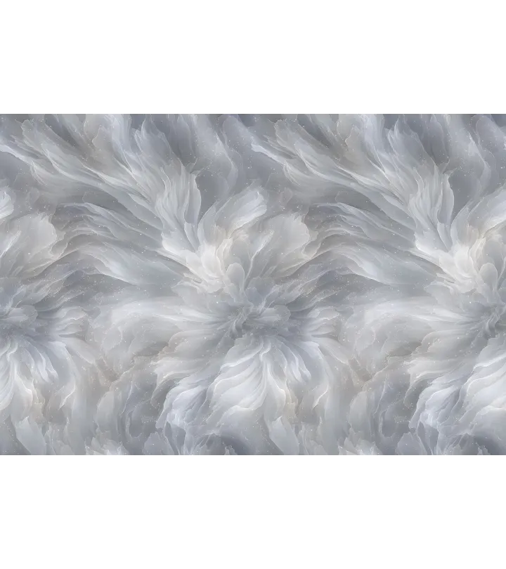 Celestial Petals – Seamless Wallpaper with Ethereal Bloom Design | Art Vision Decor