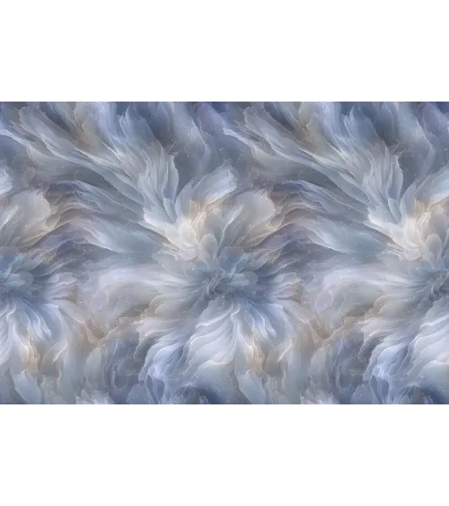 Celestial Petals – Seamless Wallpaper with Ethereal Bloom Design | Art Vision Decor