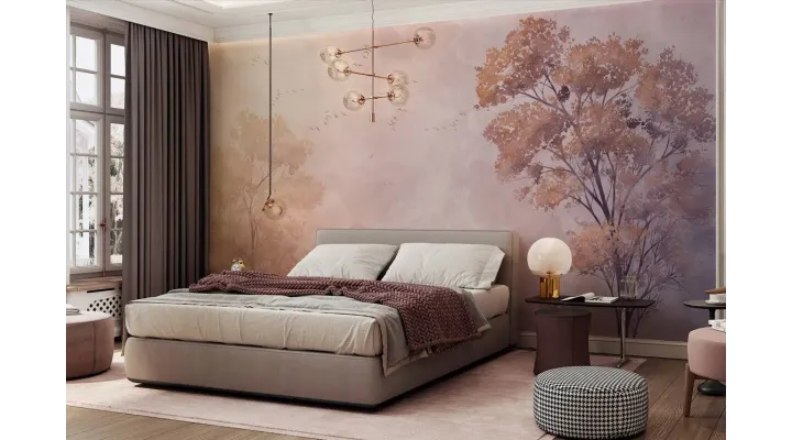Ripensamento – Elegant Seamless Tree Landscape Wallpaper | Art Vision Decor