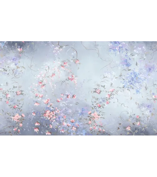 Pastel Petals – Elegant Floral Wallpaper in Soft Pastel Shades | Art Vision Decor