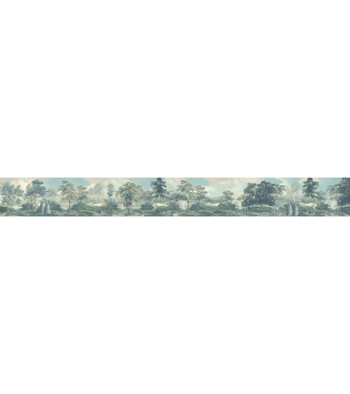 Mist Valley Daydream Seamless Wallpaper | Luxury Earth-Tone Wall Design by Art Vision Decor