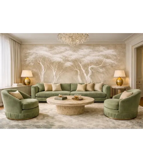 Vellora Luxury Wall Mural | Elegant Designer Wallpaper for Modern Interiors