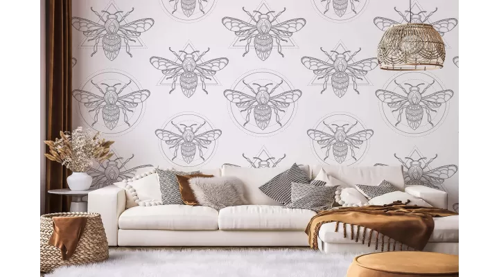Wall Mural "Golden Beetles" buy with delivery
