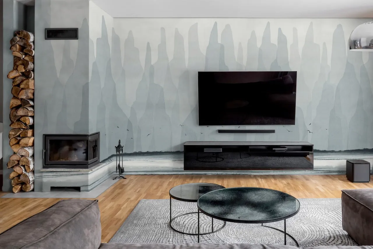 Appenini Seamless Wallpaper – Modern Elegance for Unique Interiors