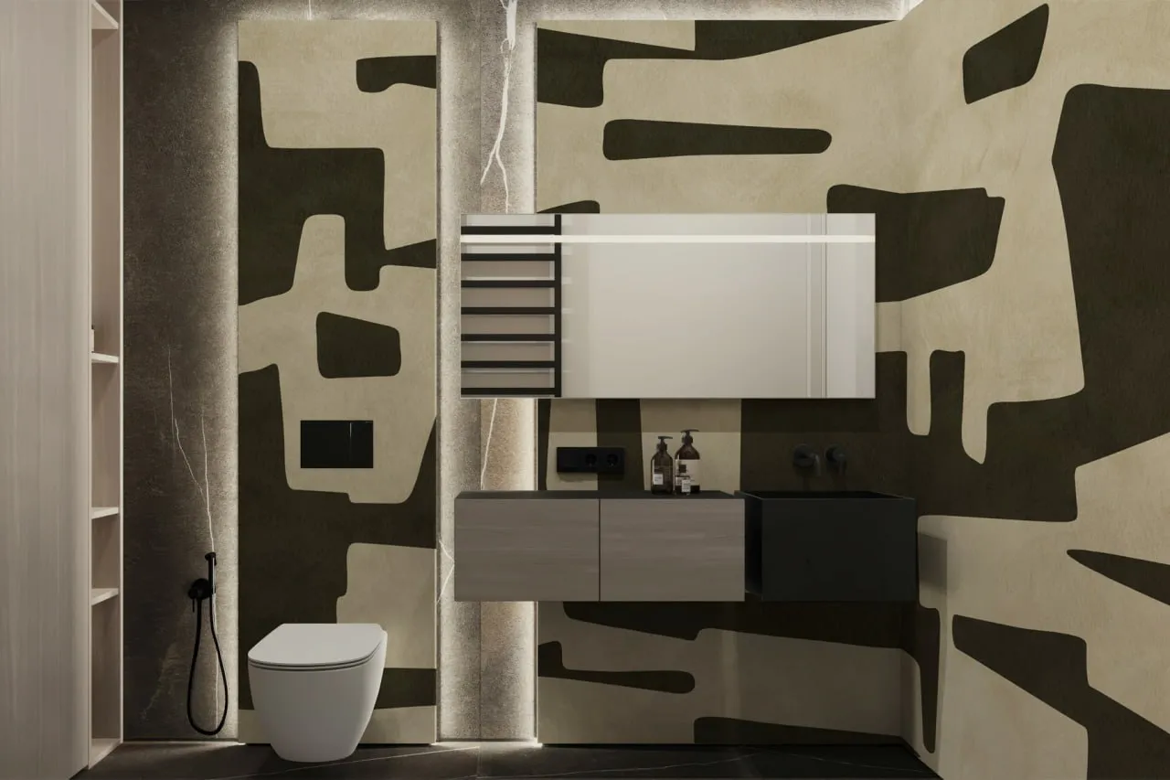 Rouen – Modern Abstract Wallpaper | Luxury Wall Decor