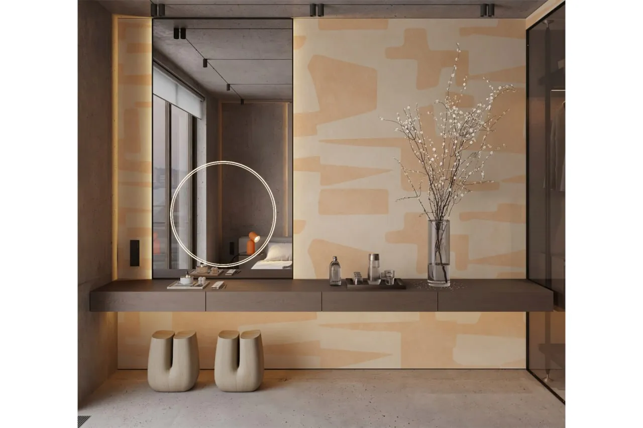 Toulouse – Modern Abstract Wallpaper | Luxury Wall Decor