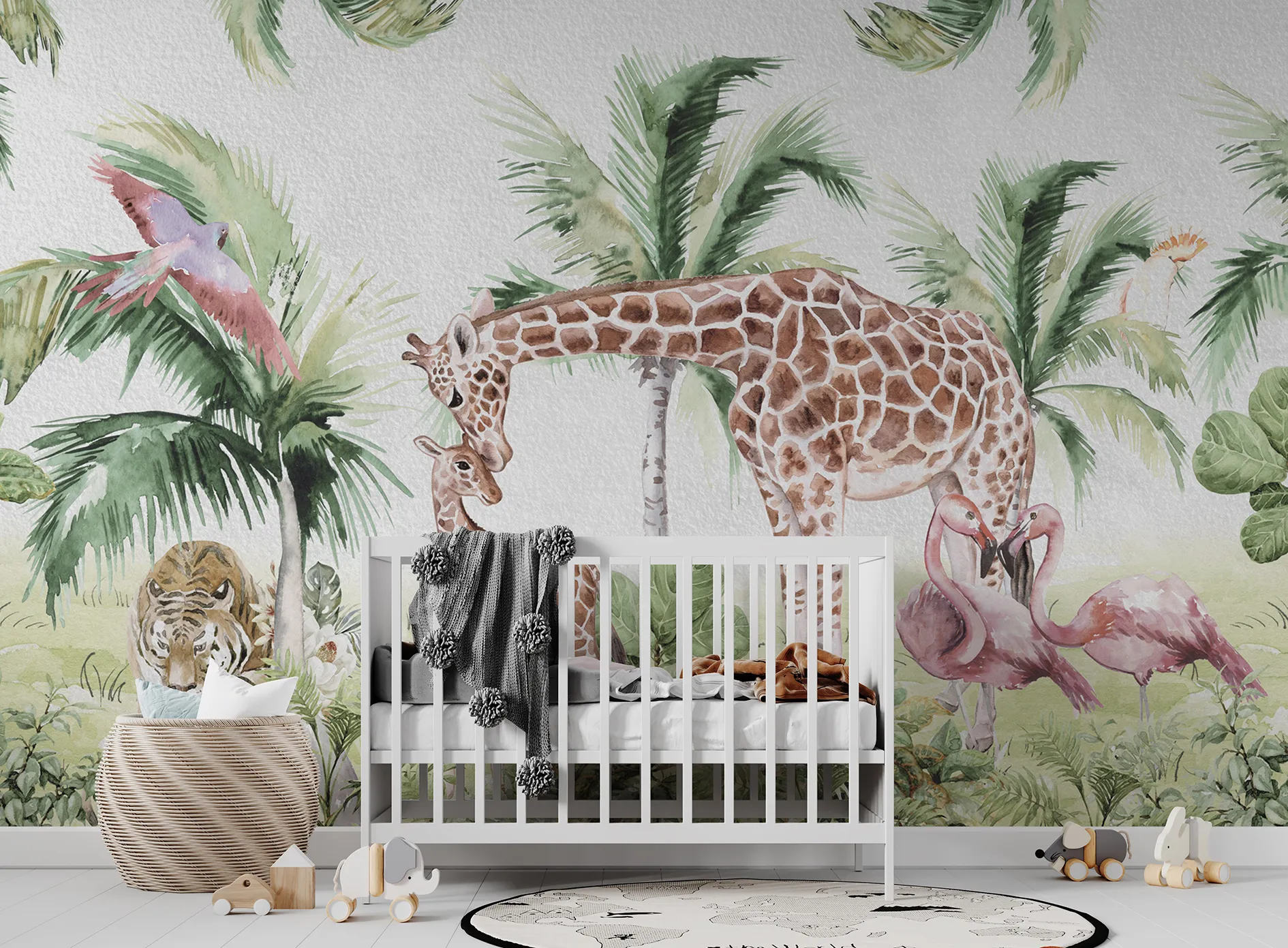 Safari Buddies – Playful Safari Animal Wallpaper