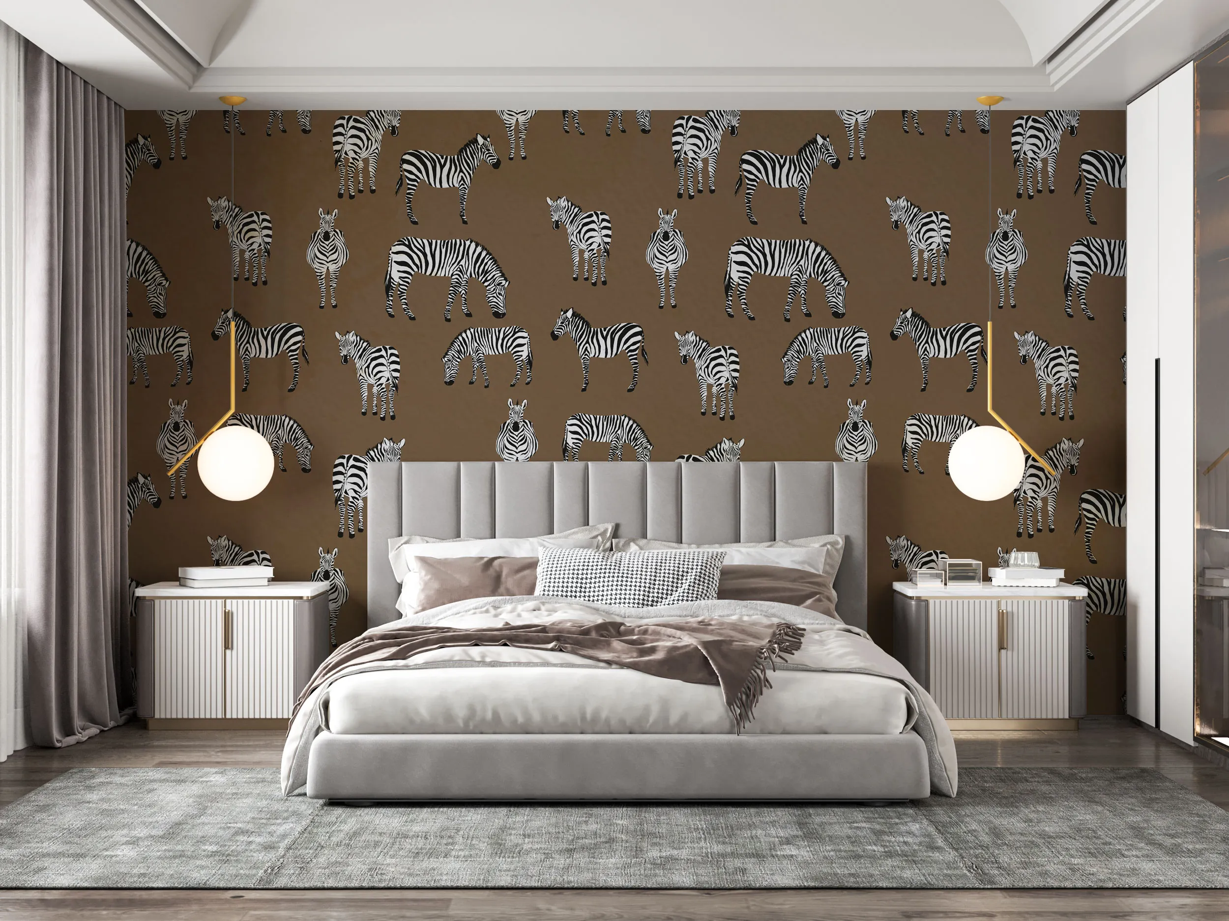 Zebra Safari Kids’ Wallpaper | Playful & Stylish Animal Print