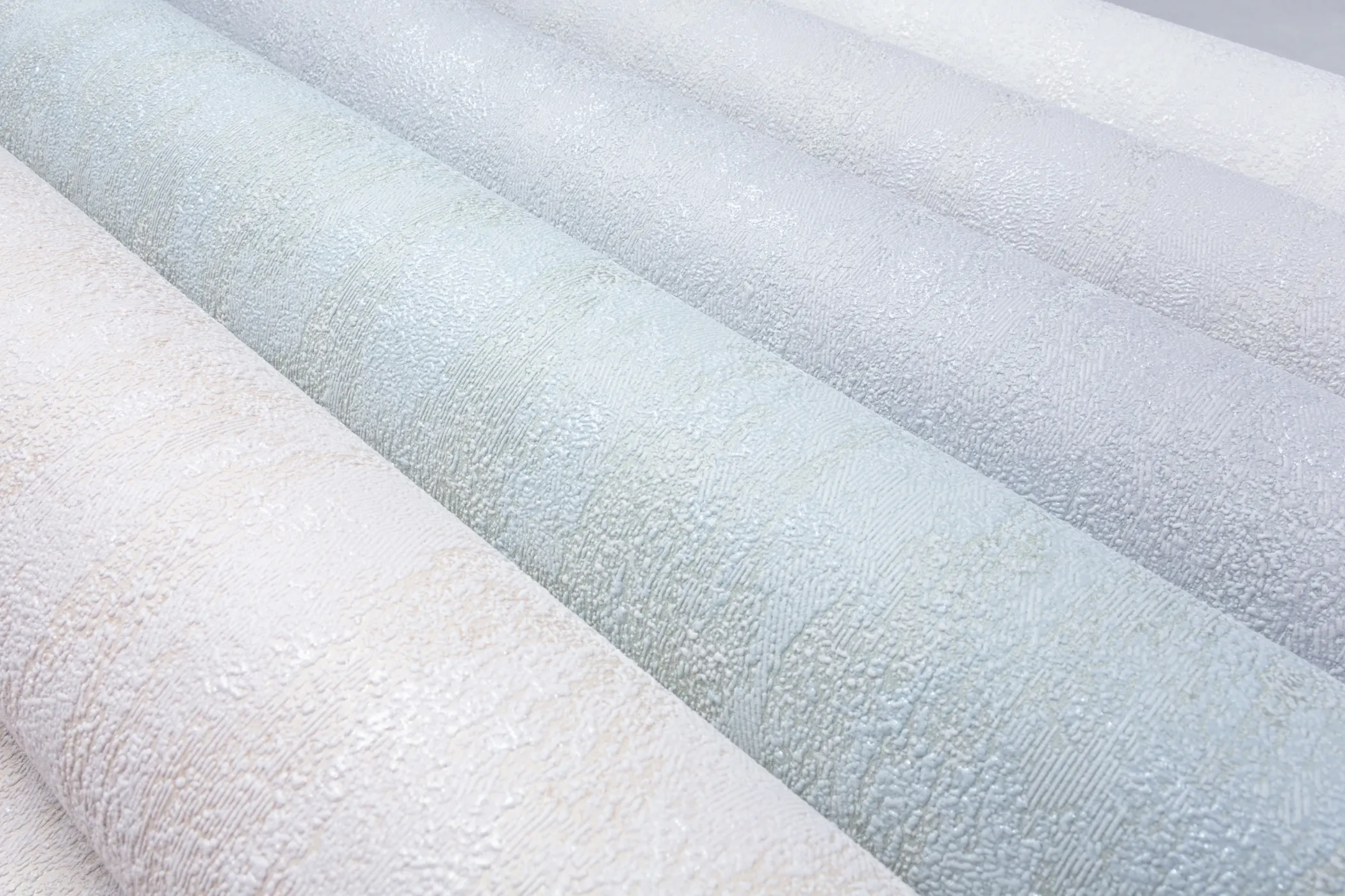 Vinyl Foam wallpaper on non-woven base Vinil RAIN DHS-1588-01 White