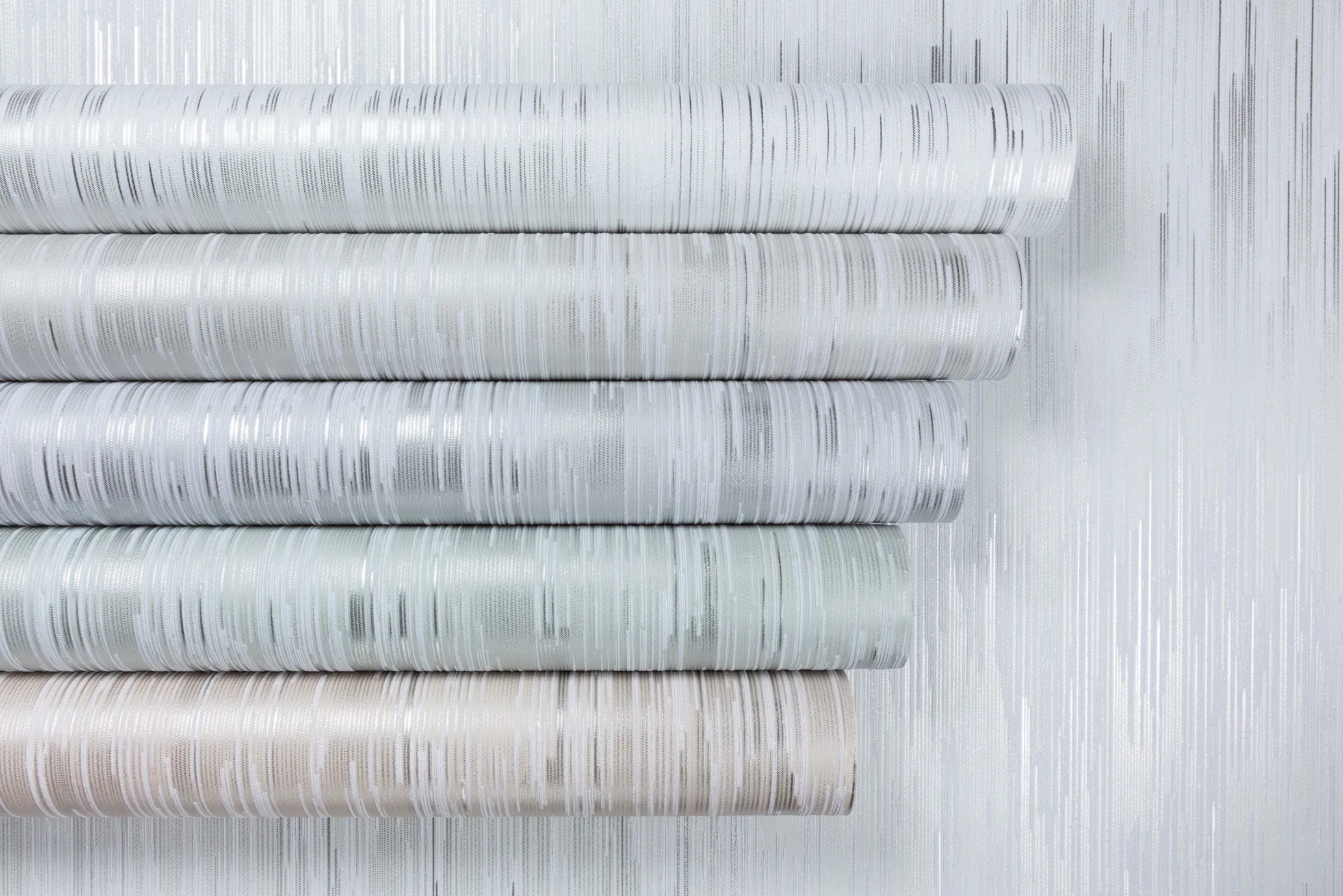 Vinyl Foam wallpaper on non-woven base Vinil RAIN DHS-1587-03 gray