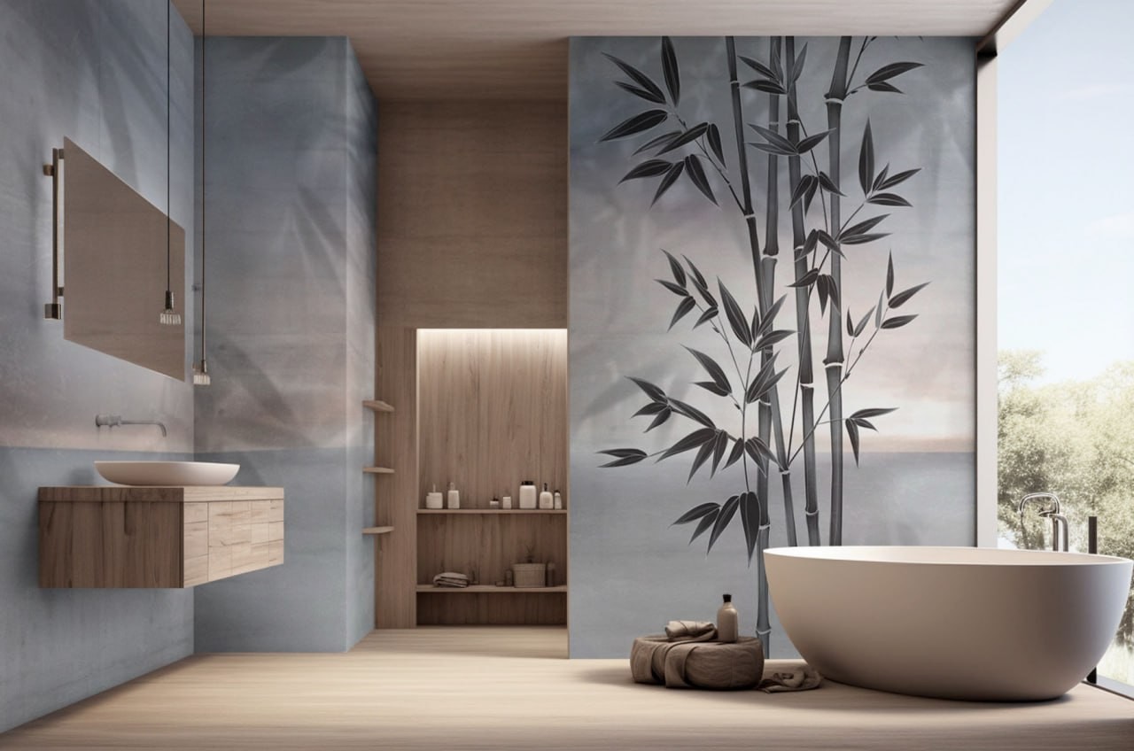 Elevate Your Space with Aurea Bamboo Wallpaper Collection