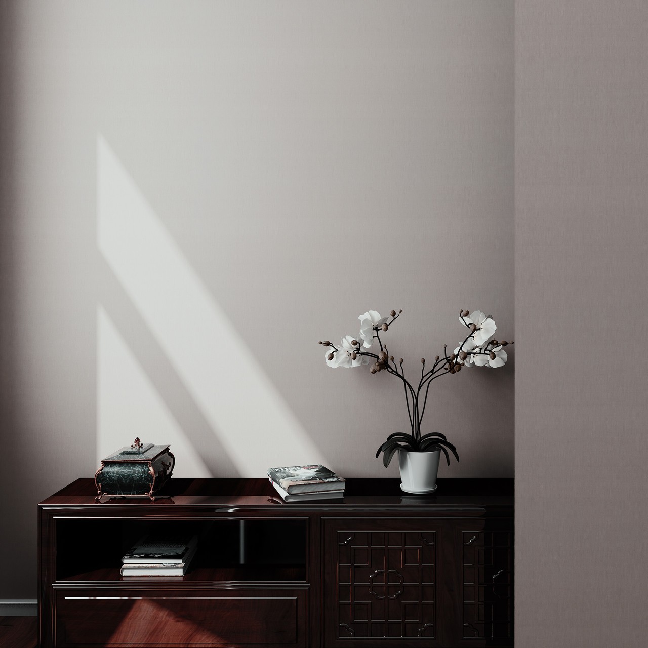 Hot Embossed wallpaper on Non-Woven Base Vinil FK SHT 2-1215 Pearl 10.05 x 1.06 m