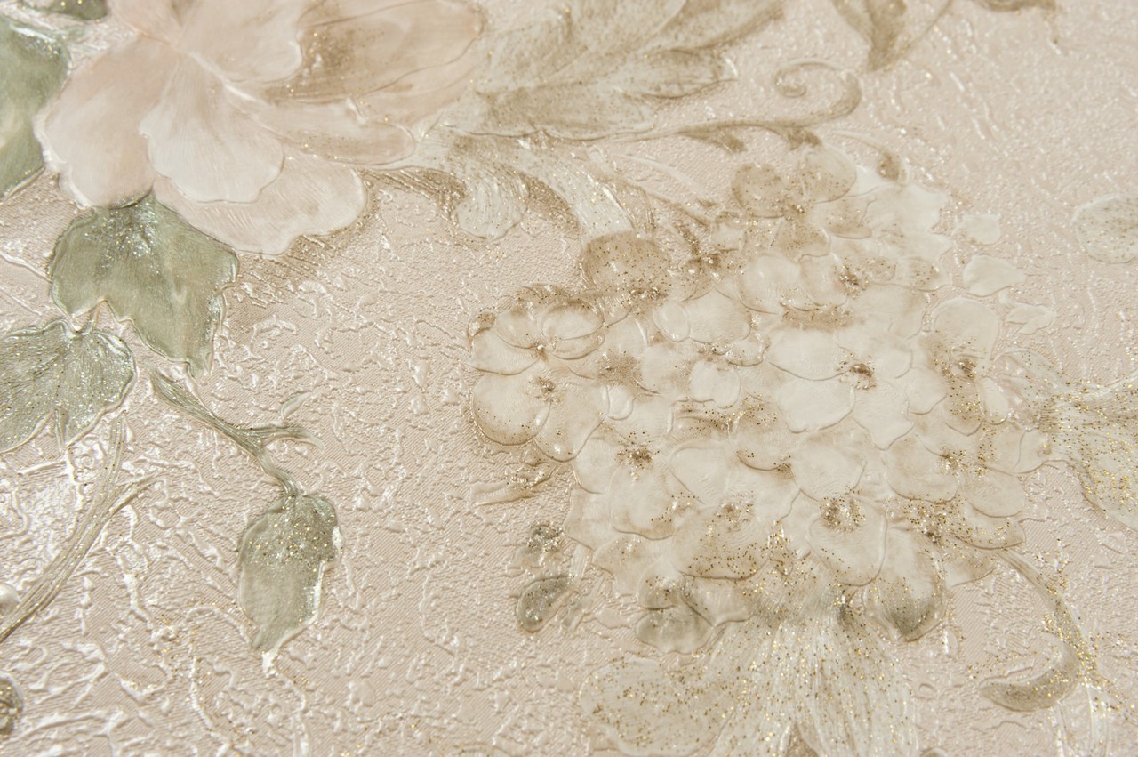 Hot Embossed wallpaper on Non-Woven Base Vinil Agava SHT 3-1405 Light Sandy 10,05 x 1,06 m