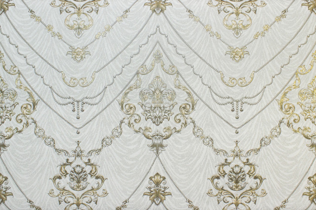 Vinyl Foam wallpaper on non-woven base Vinil Lankaran  DHS-1416/7 Light Gray 10,05 x