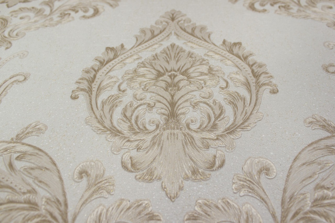 Hot Embossed wallpaper on Non-Woven Base Vinil Mersin PVIP 3-0871 Light-Beige 10,05 x 1,06 m