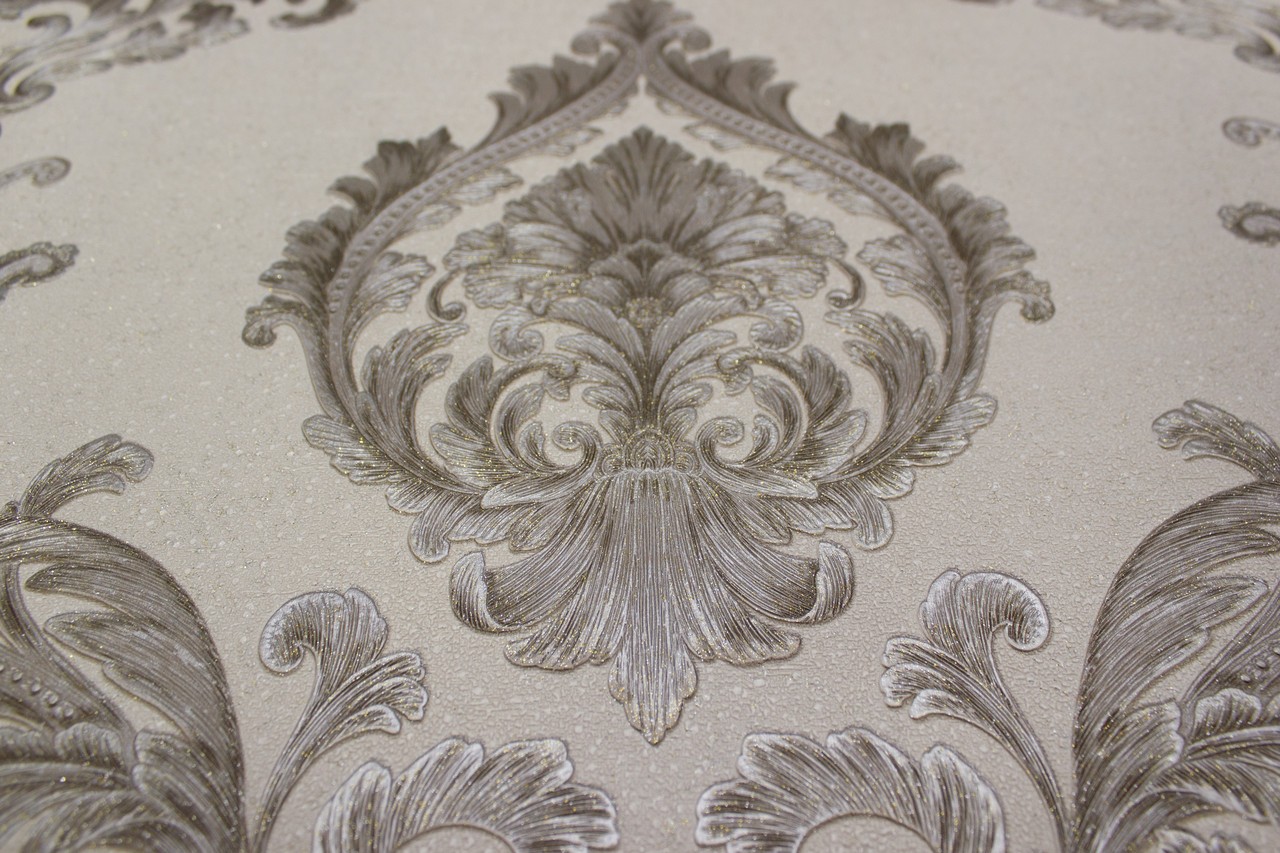 Hot Embossed wallpaper on Non-Woven Base Vinil Mersin PVIP 5-0871 Beige-Brown 10,05 x 1,06 m