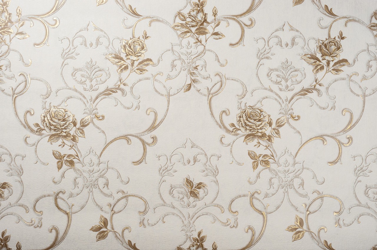 Vinyl Foam wallpaper on non-woven base Vinil Donna  DHS-1460/2 Light-Beige 10,05 x 1,06 m