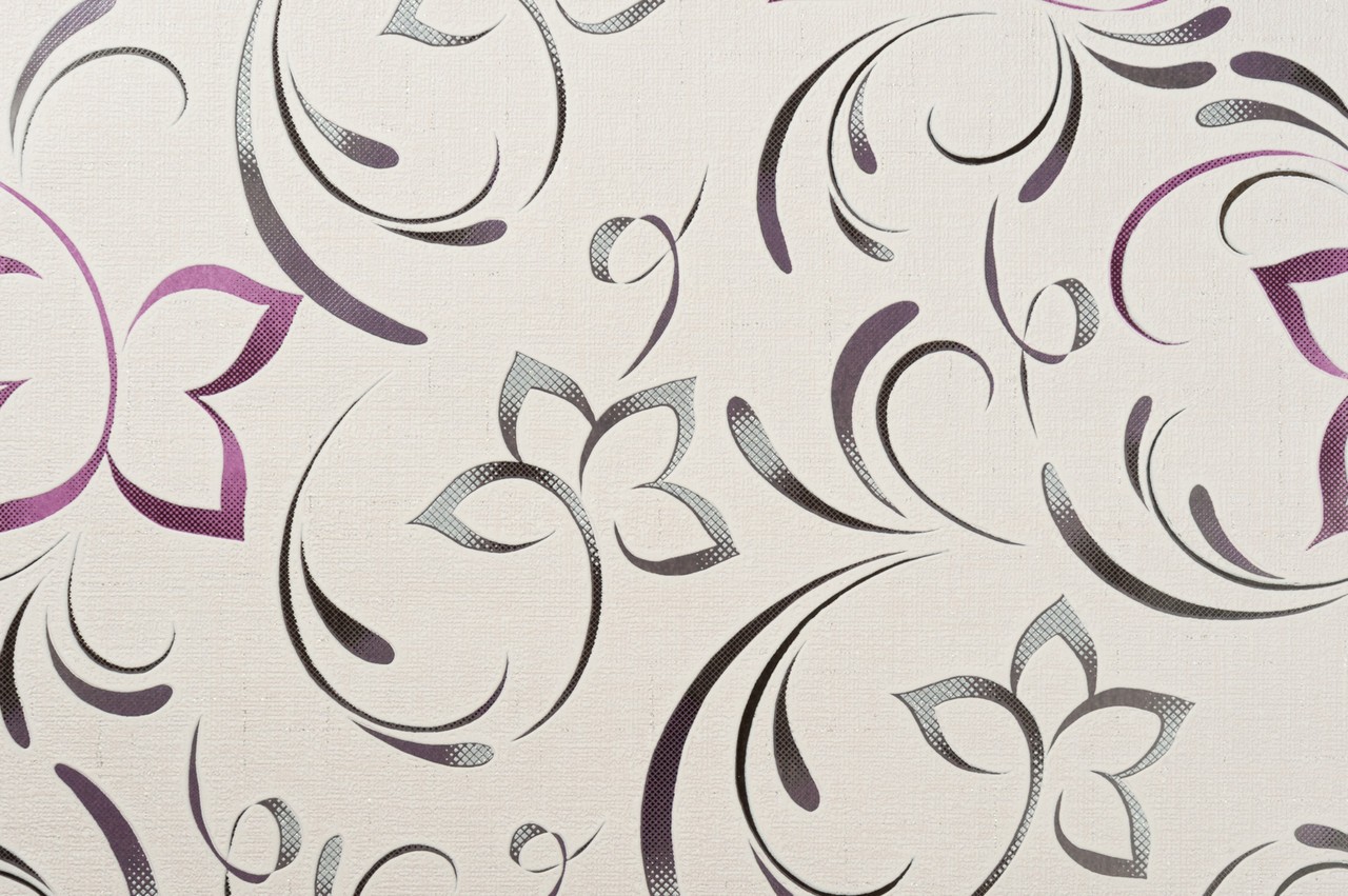 Vinyl Foam wallpaper on paper backing Vinil Delight WKV 5-1226 Gray-Purple 10,05 x 0,53 m