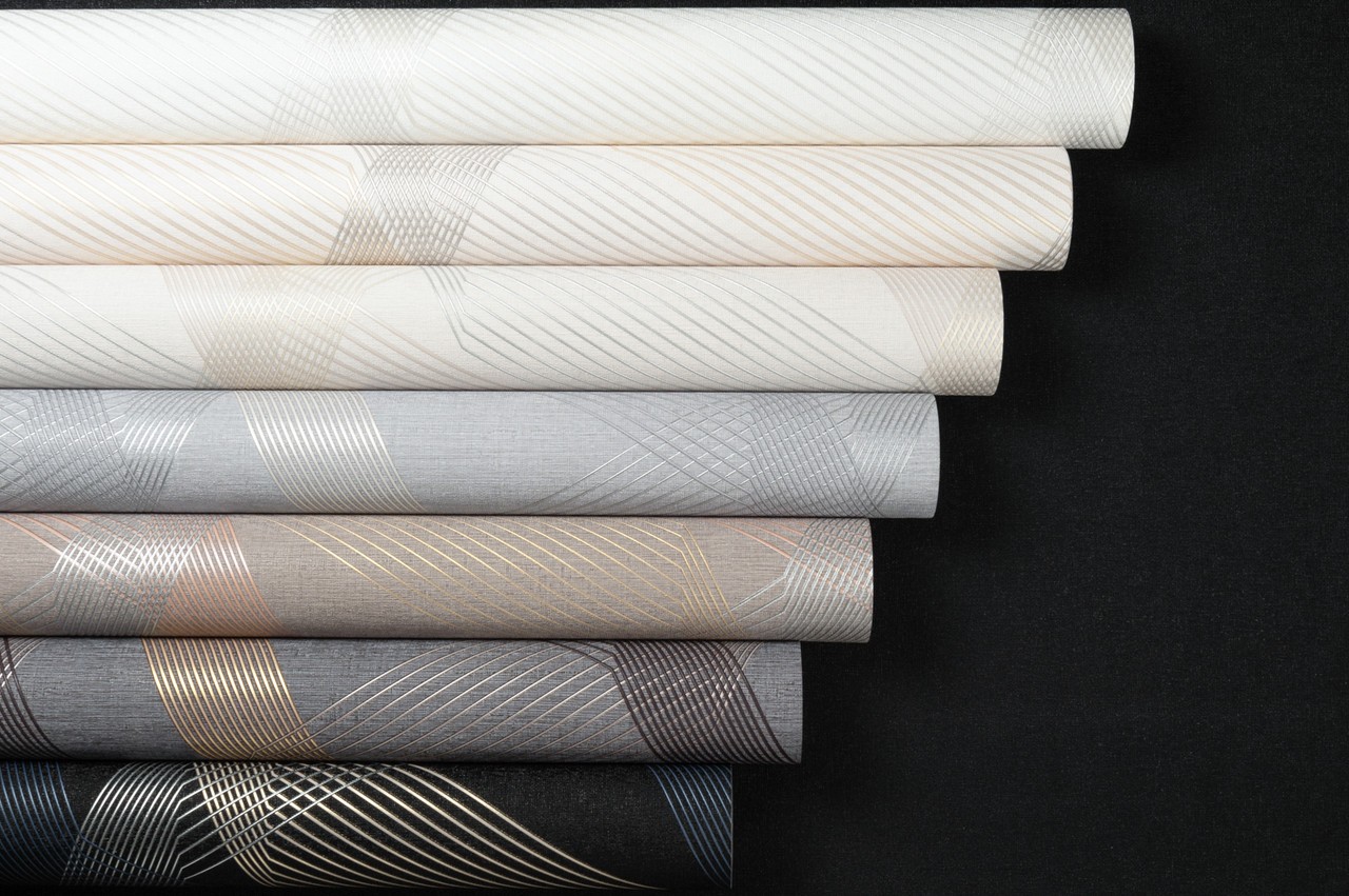 Hot Embossed wallpaper on Non-Woven Base Vinil Fringe TFSH 5-1431 Brown 10,05 x 1,06 m