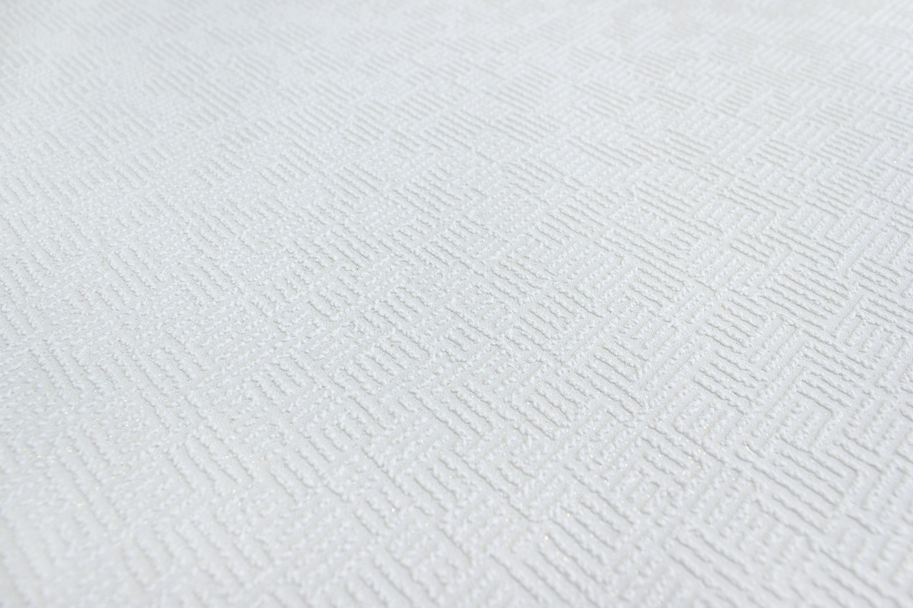 Vinyl Foam wallpaper on paper backing Vinil Tweel NKP 2-0785 Gray-White 15,0 x 0,53 m