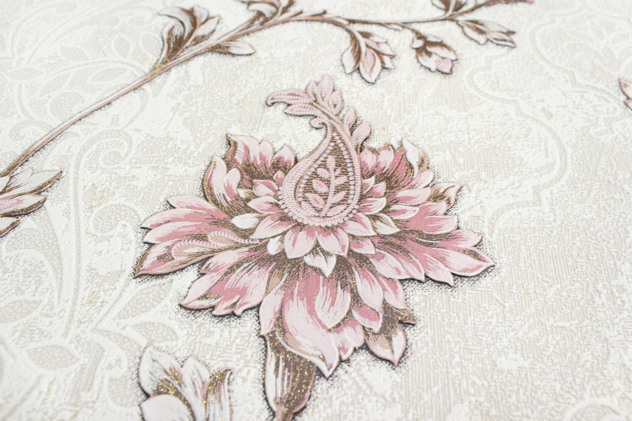 Vinyl Foam wallpaper on non-woven base Vinil Elegy DHV-1483/2 Cold Sand 10,05 x 1,06 m