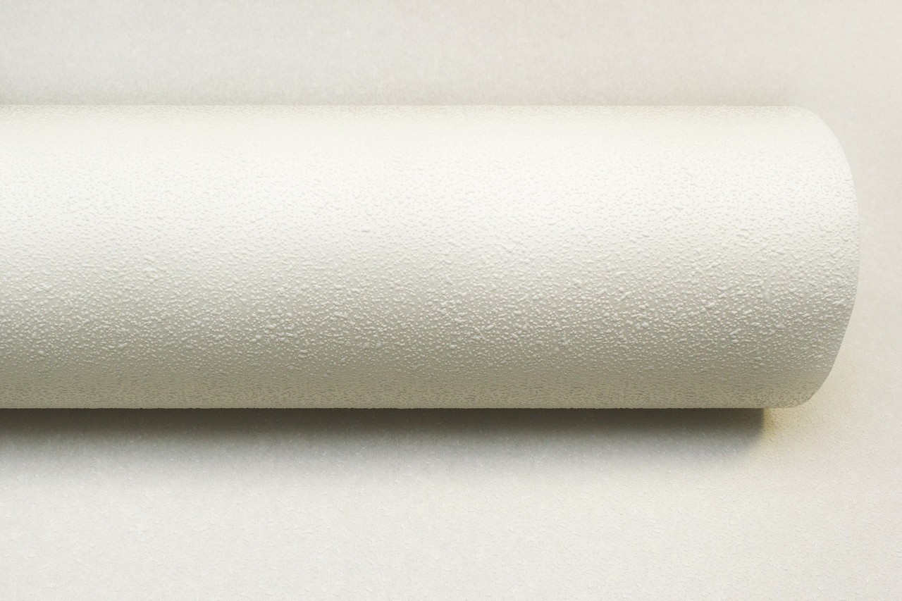 Vinyl Foam wallpaper on non-woven base Vinil Painted Wallpaper PRO 2-10 Snowball White 10,05 x 1,06 m