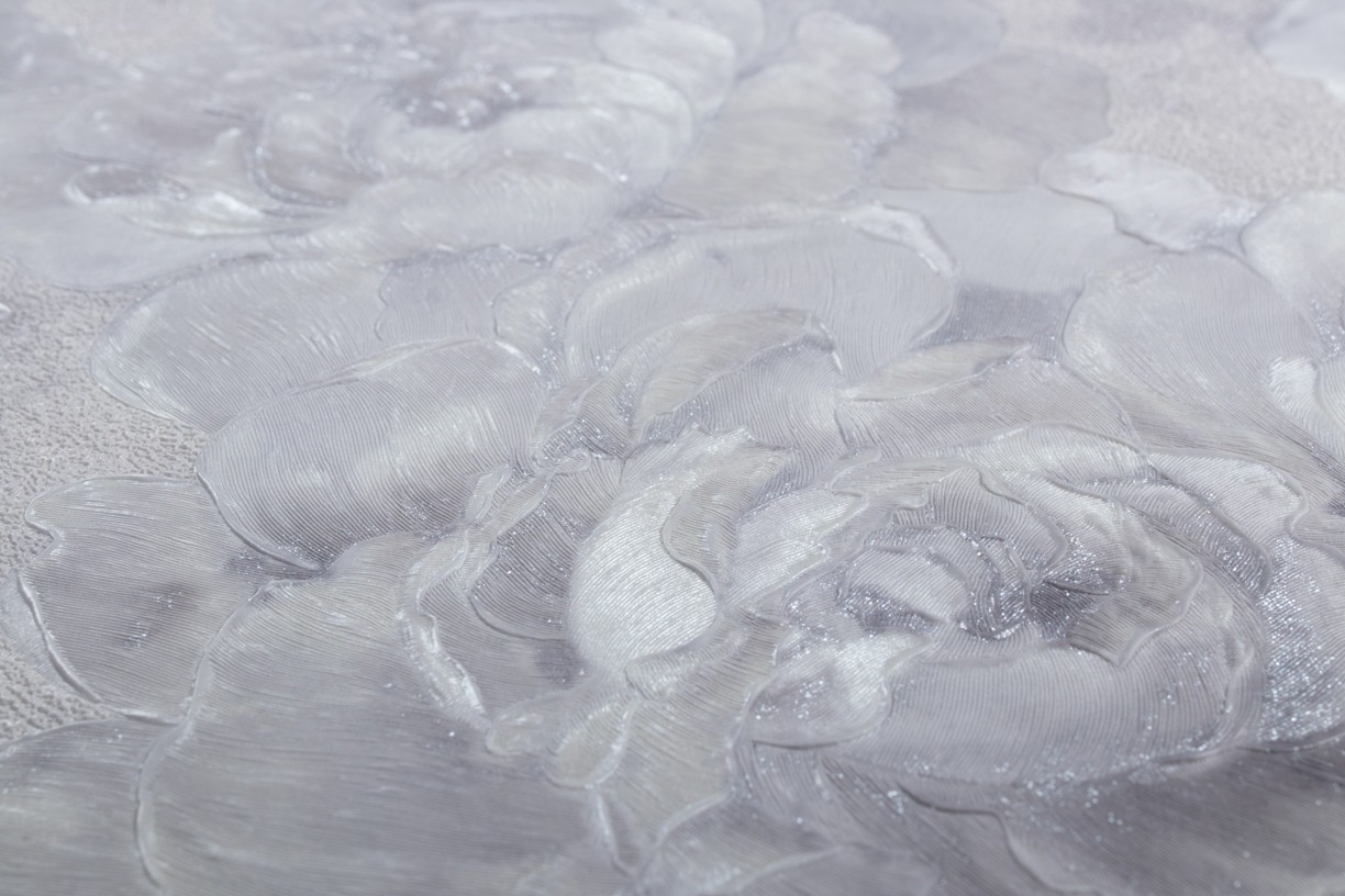 Hot Embossed wallpaper on Non-Woven Base Vinil Norwood VIP 3-1240 Blue-Gray 10,05 x 1,06 m