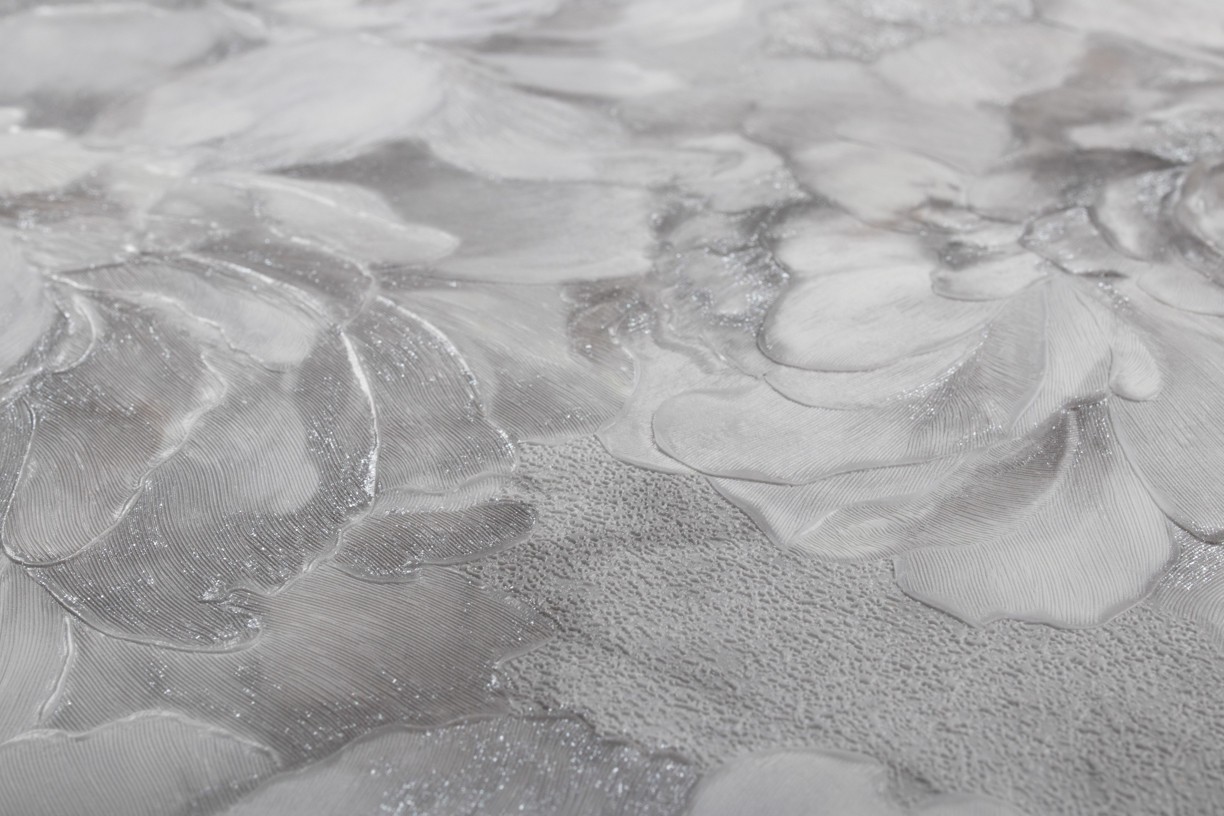 Hot Embossed wallpaper on Non-Woven Base Vinil Norwood VIP 4-1240 Gray 10,05 x 1,06 m