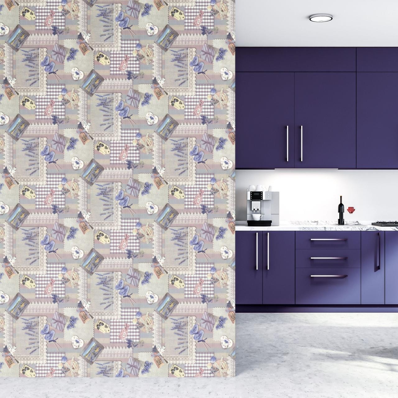 Hot Embossed wallpaper on Non-Woven Base Vinil Lavender SHT 2-1532 Light Pink 10,05 x 1,06 m