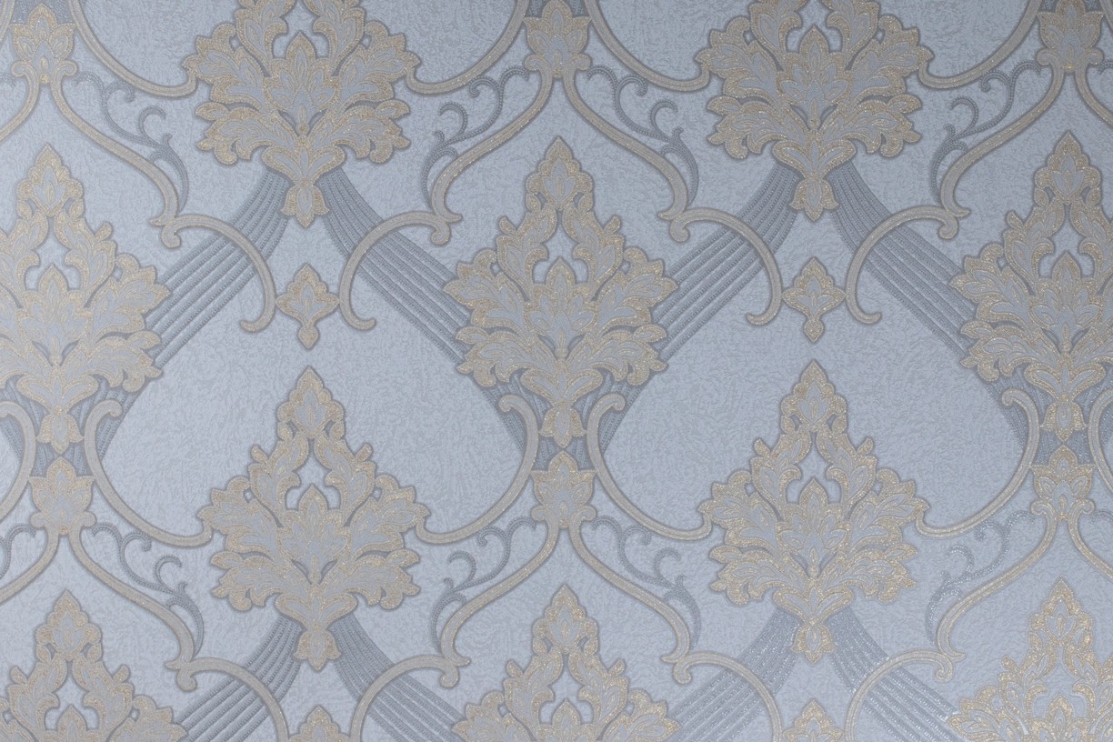 Vinyl Foam wallpaper on non-woven base Vinil ARABELLA DHV-1482/4 Gray 10,05 x 1,06 m