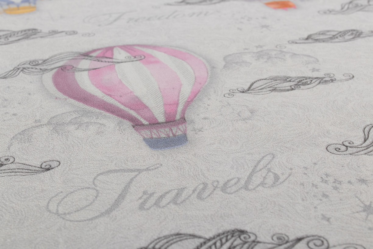 Hot Embossed wallpaper on Non-Woven Base Vinil Sky SHT 4-1537 Gray 10,05 x 1,06 m