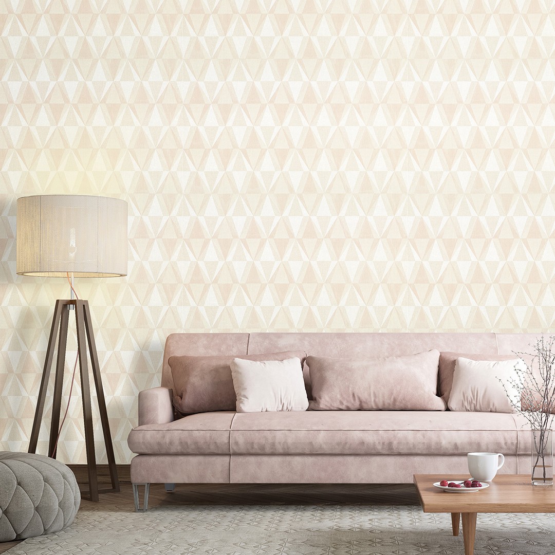 Hot Embossed wallpaper on Non-Woven Base Vinil Tiggo SHT 4-1535 Light-Gray 10,05 x 1,06 m