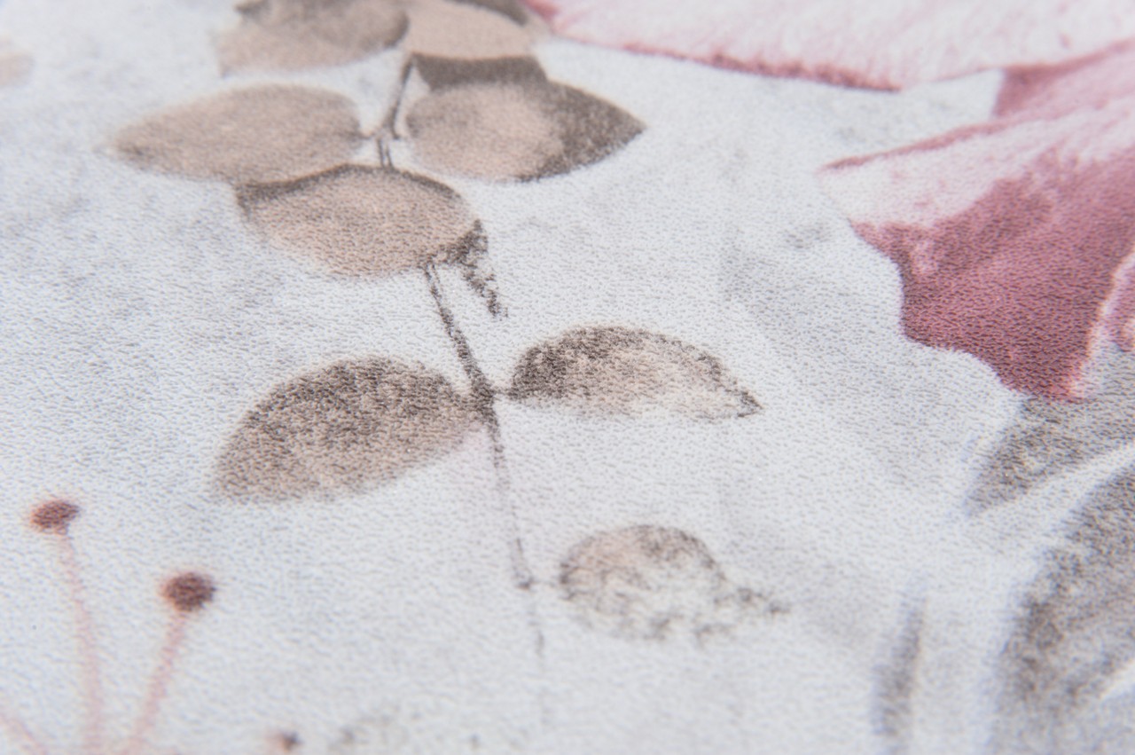 Hot Embossed wallpaper on Non-Woven Base Vinil Paradise SHT 1-1562 Light Pink Gray 10,05 x 1,06 m