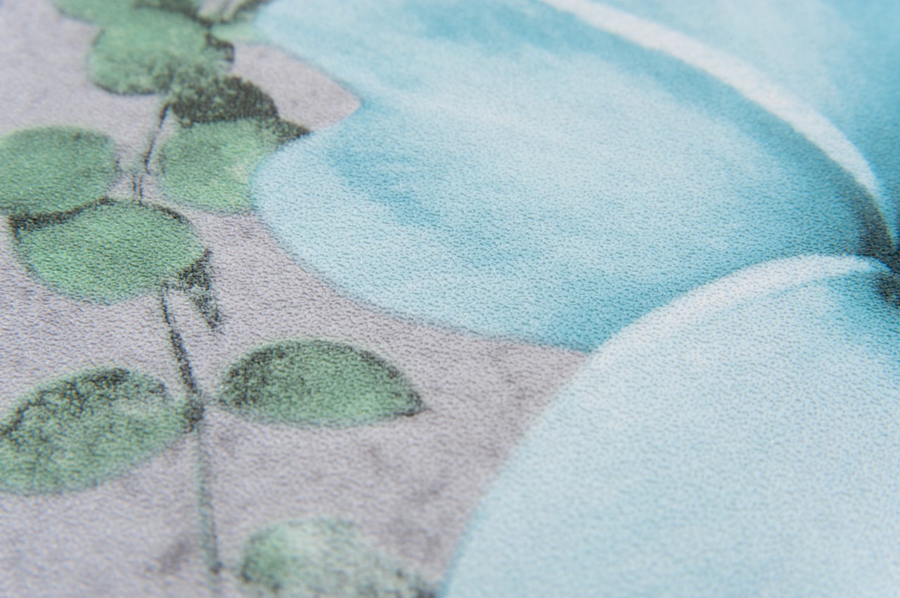 Hot Embossed wallpaper on Non-Woven Base Vinil Paradise SHT 5-1562 Blue 10,05 x 1,06 m