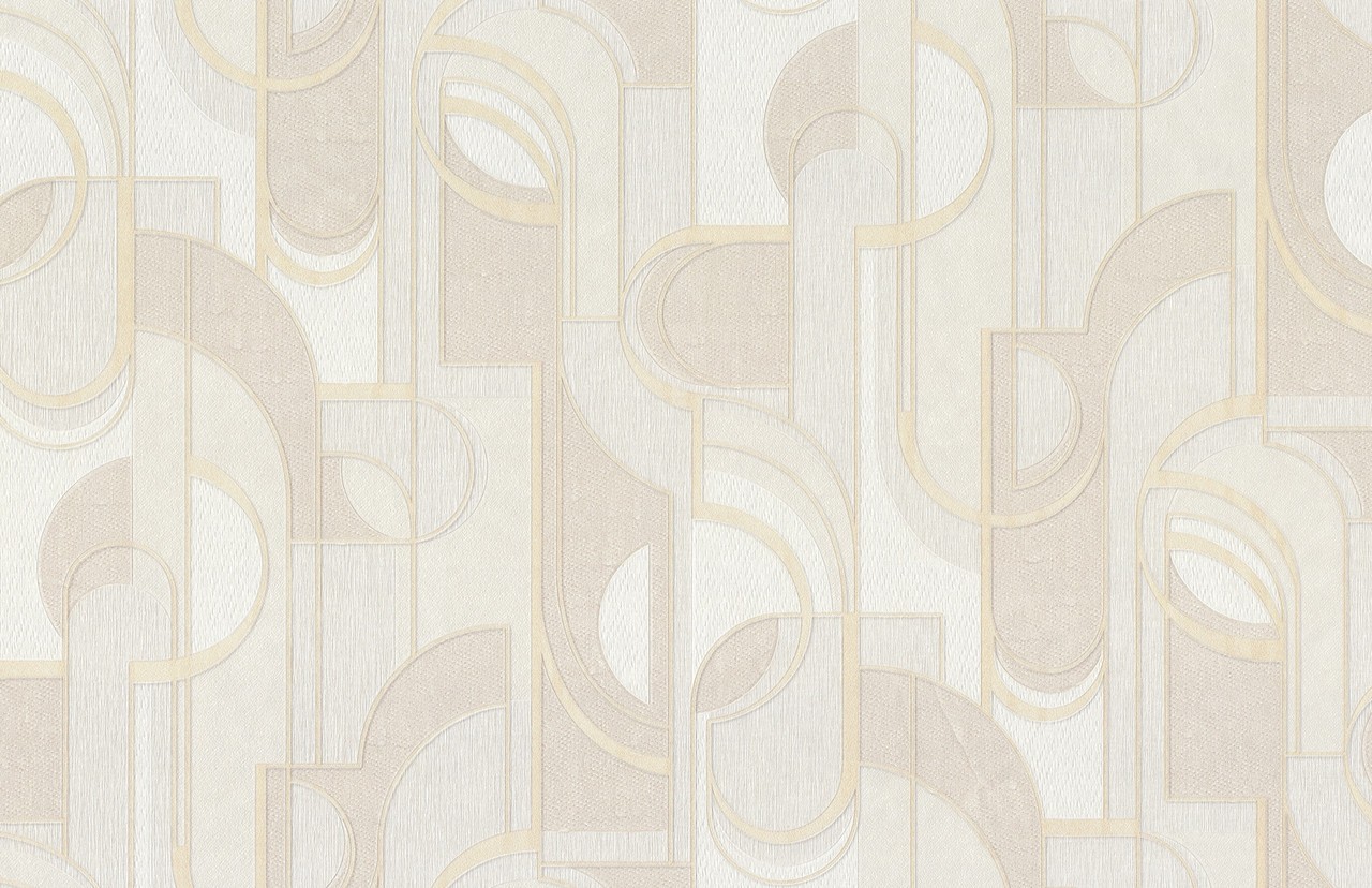 Hot Embossed wallpaper on Non-Woven Base Vinil Lion TFSH 2-1432 Beige 10,05 x 1,06 m