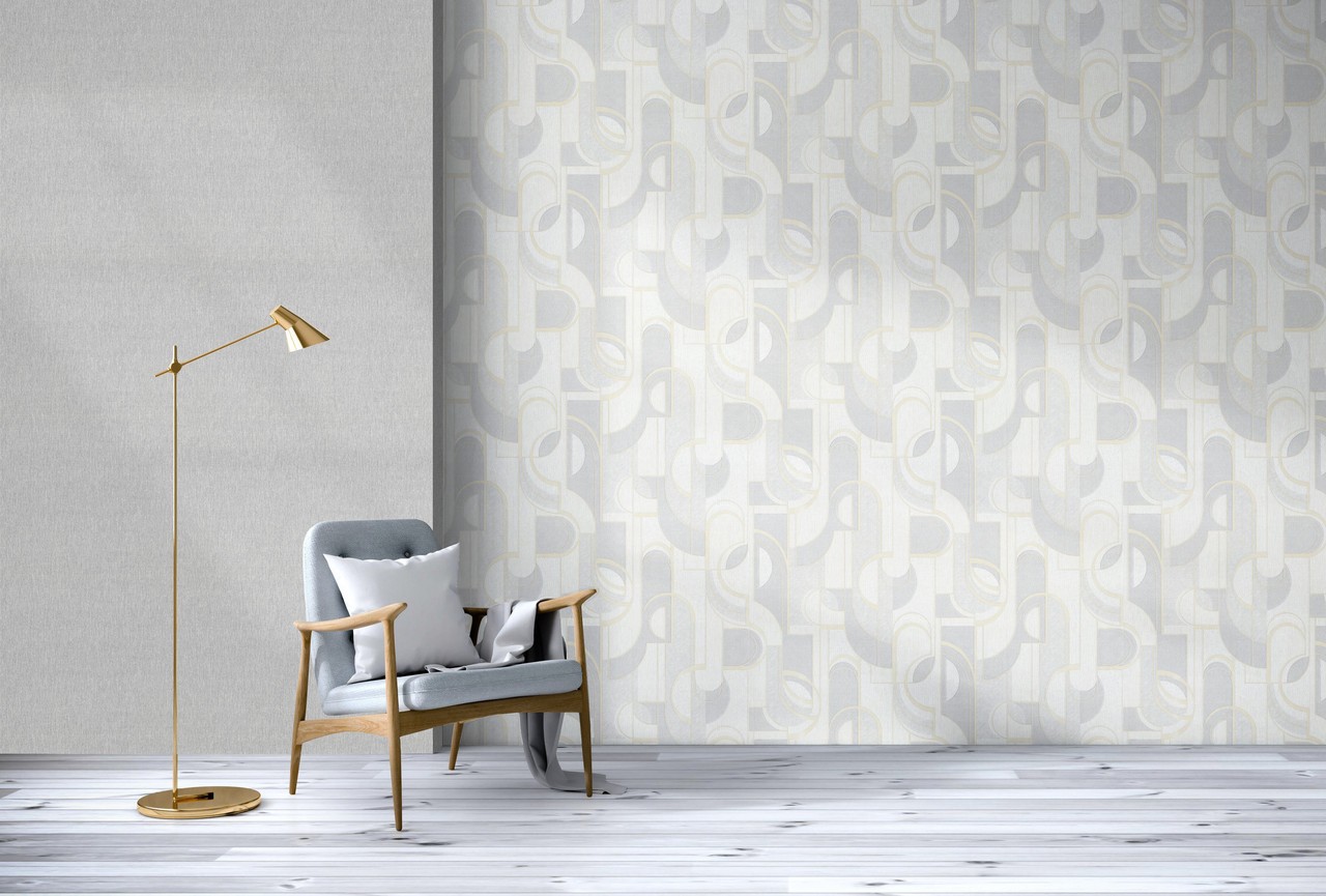 Hot Embossed wallpaper on Non-Woven Base Vinil Lion TFSH 3-1432 Sandy 10,05 x 1,06 m