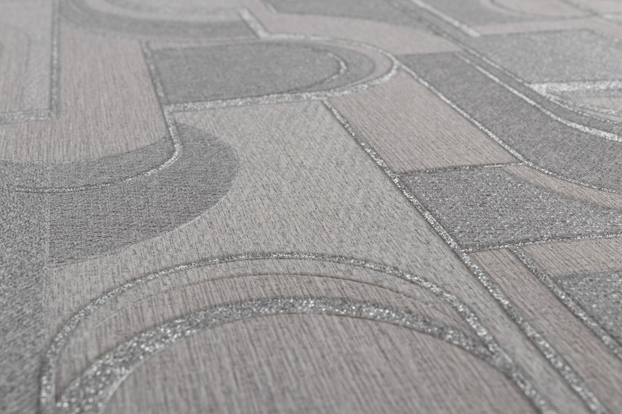 Hot Embossed wallpaper on Non-Woven Base Vinil Lion TFSH 4-1432 Gray 10,05 x 1,06 m
