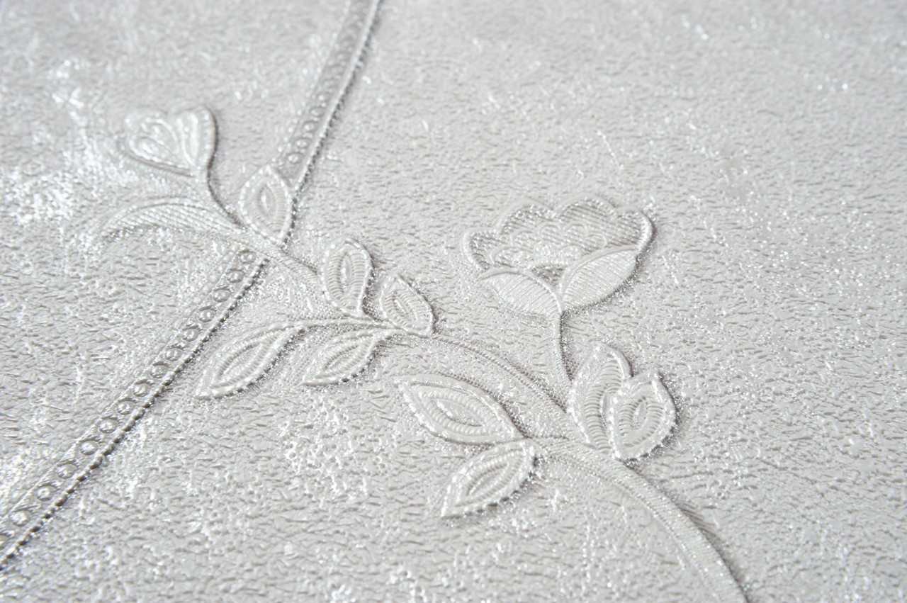 Hot Embossed wallpaper on Non-Woven Base Vinil Alanya PVIP 3-1572 Pearl 10,05 x 1,06 m