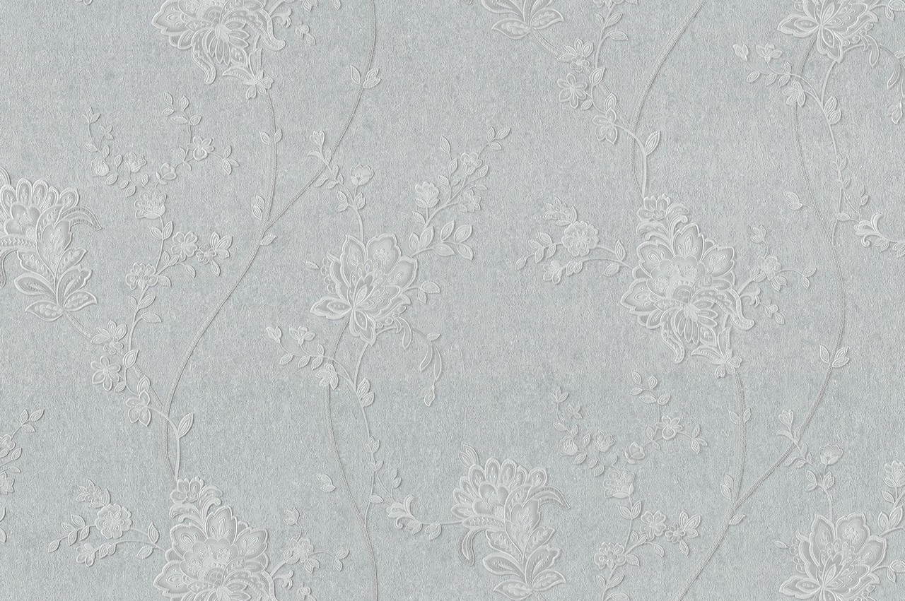 Hot Embossed wallpaper on Non-Woven Base Vinil Alanya PVIP 5-1572 Light-Gray 10,05 x 1,06 m