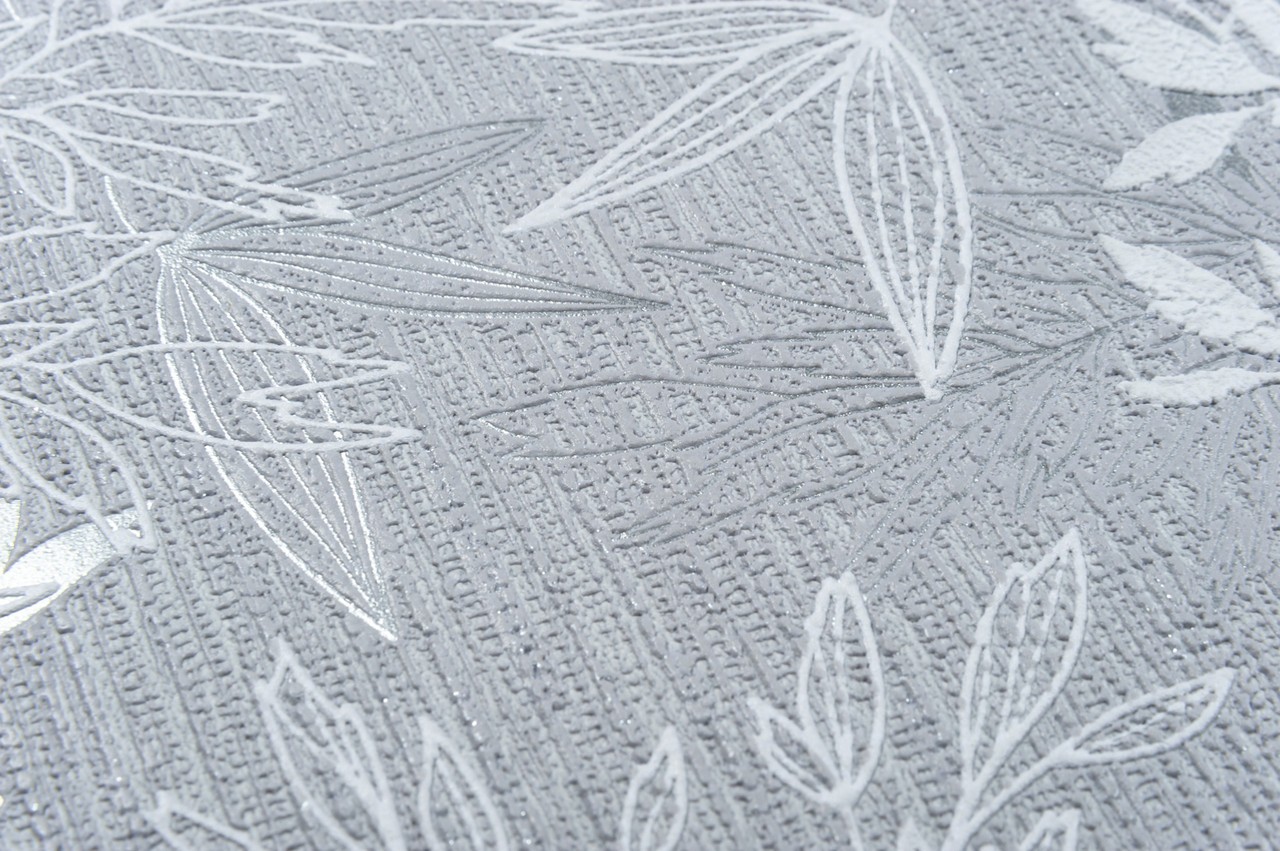 Vinyl Foam wallpaper on non-woven base Vinil Cashmere DHV-1594/5 Gray 10,05 x 1,06 m