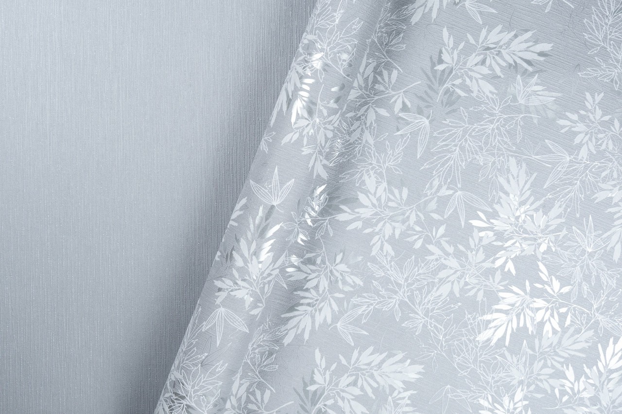 Vinyl Foam wallpaper on non-woven base Vinil Cashmere DHV-1594/5 Gray 10,05 x 1,06 m
